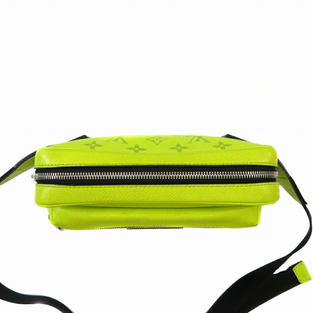 LOUIS VUITTON Bumbag Taigarama Waist Bag Yellow Clutch - Picture 6 of 11